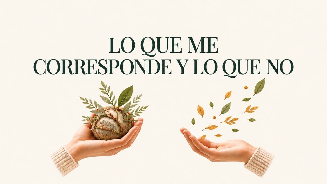 LO QUE ME CORRESPONDE Y LO QUE NO